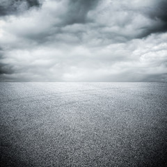 background of road with sky