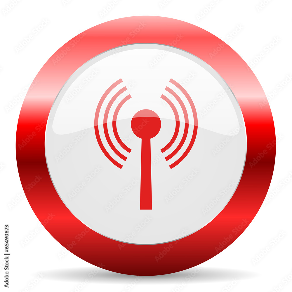 Poster wifi glossy web icon