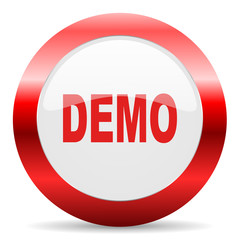 demo glossy web icon