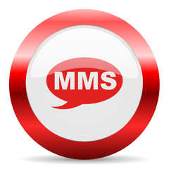mms glossy web icon
