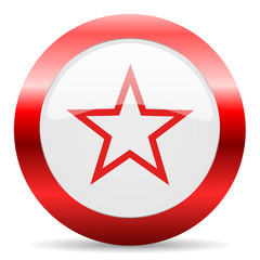 star glossy web icon
