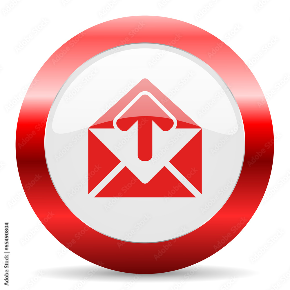 Poster email glossy web icon