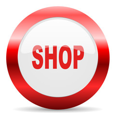 shop glossy web icon