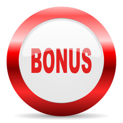 bonus glossy web icon