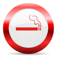 cigarette glossy web icon