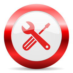 tools glossy web icon