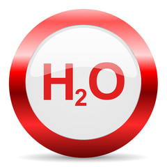 water glossy web icon