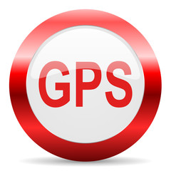 gps glossy web icon