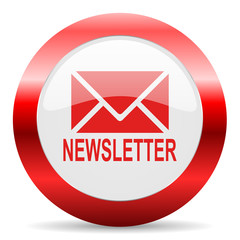 newsletter glossy web icon