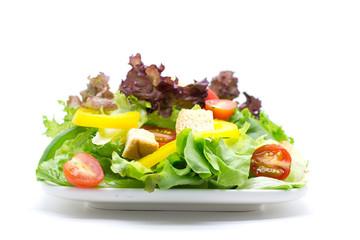 Fresh vegetable salad.