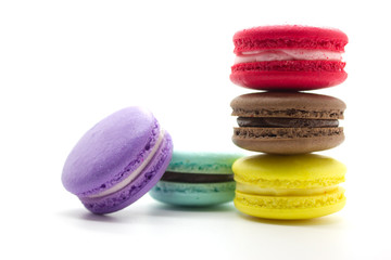 Colorful French Macaroons