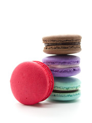 Colorful French Macaroons