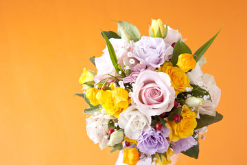 ブーケ、花のアレンジ