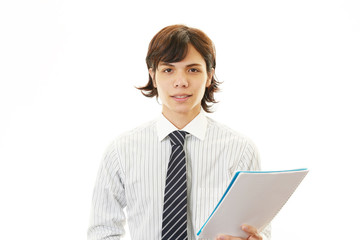 笑顔のビジネスマン