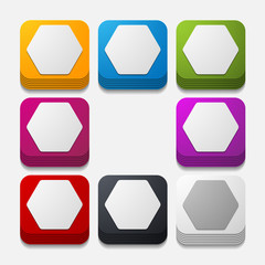 square button: polygon