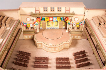 Model of an opera on Chinese Theatre