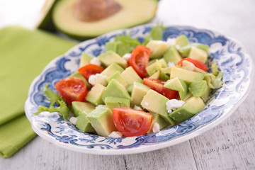 avocado and tomato salad