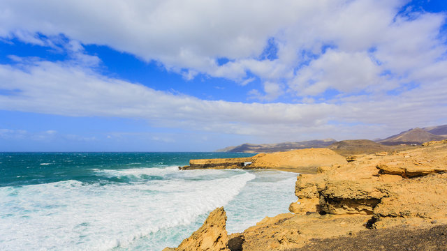 Pared Beach in Fuerteventura, Canary Islands, Spain