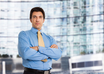 Handsome businessman portrait