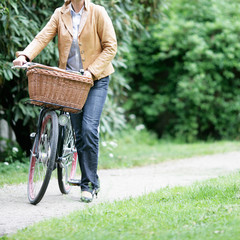 Fahrrad mit Korb