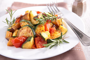 ratatouille,cooked vegteables