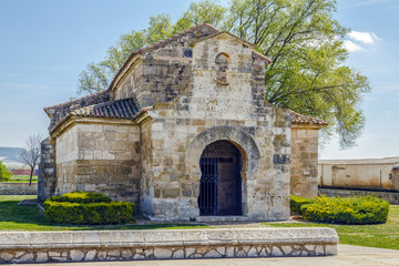 Naklejka premium Church of San Juan Bautista, Banos de Cerrato