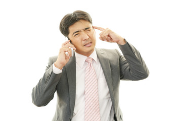 苦悩するビジネスマン