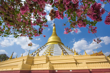 Golden pagoda Bago Myanmar.