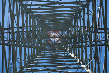 Fototapeta premium Strommast abstrakt