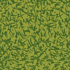 Green camouflage with spots