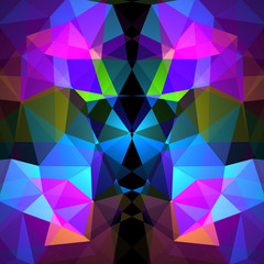 Abstract Geometrical Multicolored Background