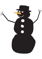 Snowman Silhouette