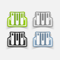 realistic design element: tube