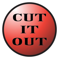 Cut it Out Button