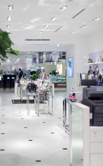 Interiors of a shopping mall