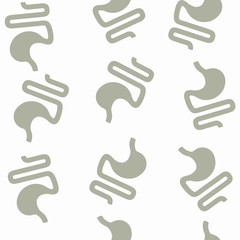 seamless background: stomach