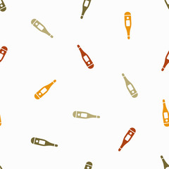 seamless background: thermometer