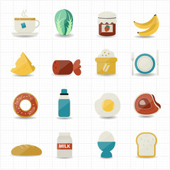 Breakfast and Food Icons
