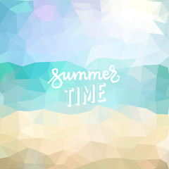 Summer holiday tropical beach background
