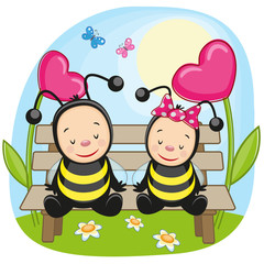 Two bees