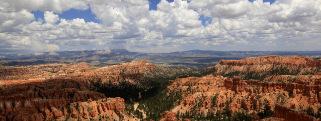 panoramique à inspiration point, Bryce canyon