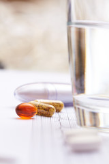 pills on the table