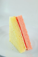 vanilla and strawberry chiffon cake flavor