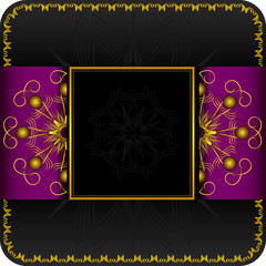 black label  for your text