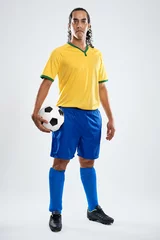 Foto op Canvas brazil football player © Daxiao Productions