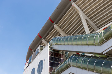 Obraz premium Exterior of a Dutch soccer stadium at Amsterdam