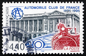Postage stamp France 1995 Automobile Club of France