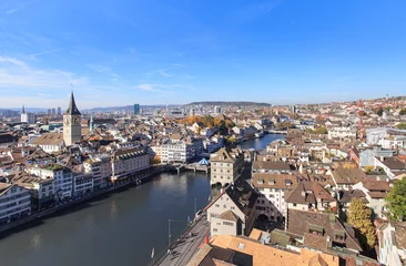 Deurstickers Zurich cityscape © photogearch