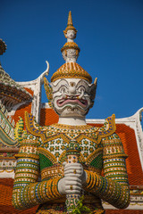YAK or Giant architectural protector of WAT ARUN TEMPLE