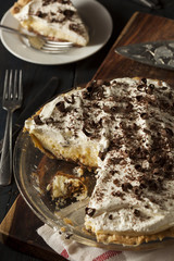 Homemade Black Bottom Cream Pie